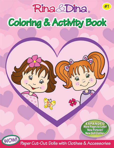 RINA DINA COLORING &amp; ACTIVITY BOOK 