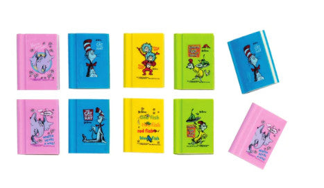 DR SEUSS BOOK  ERASERS