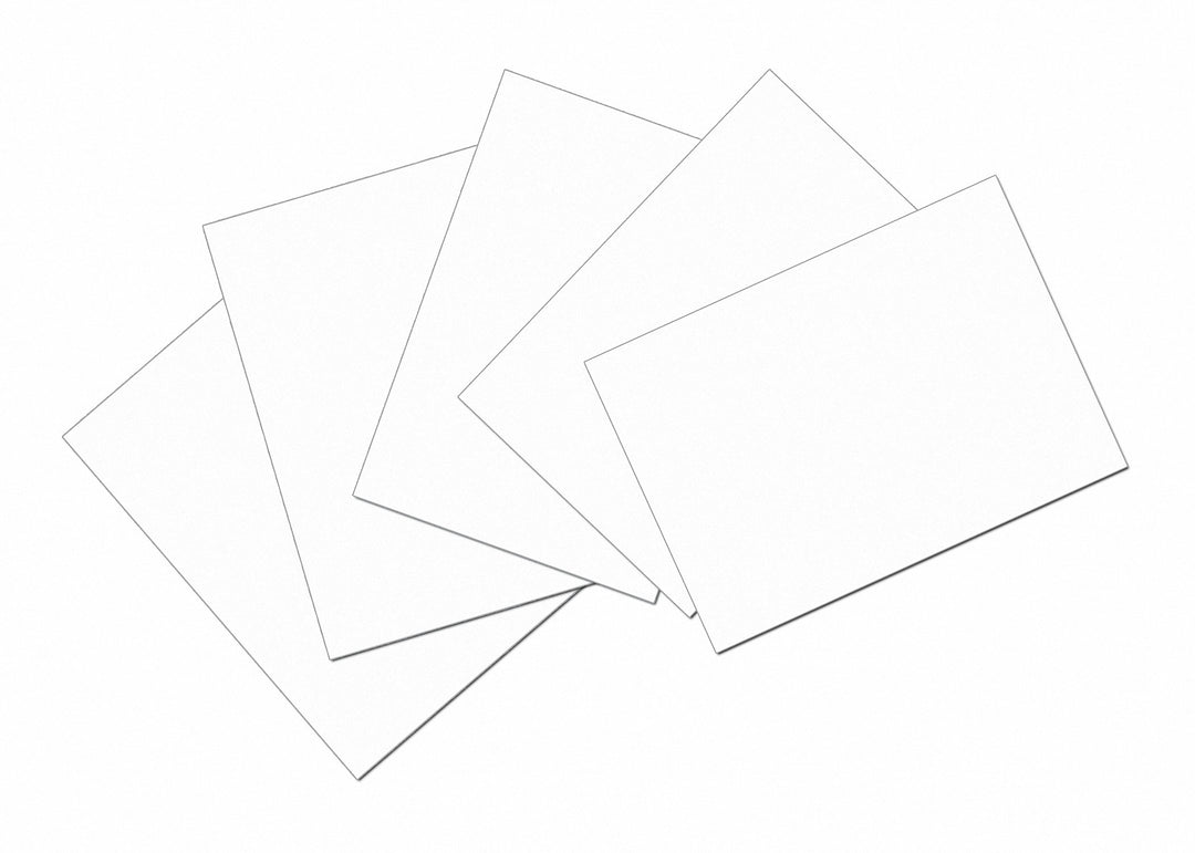 INDEX CARDS: BLANK 4"x6"