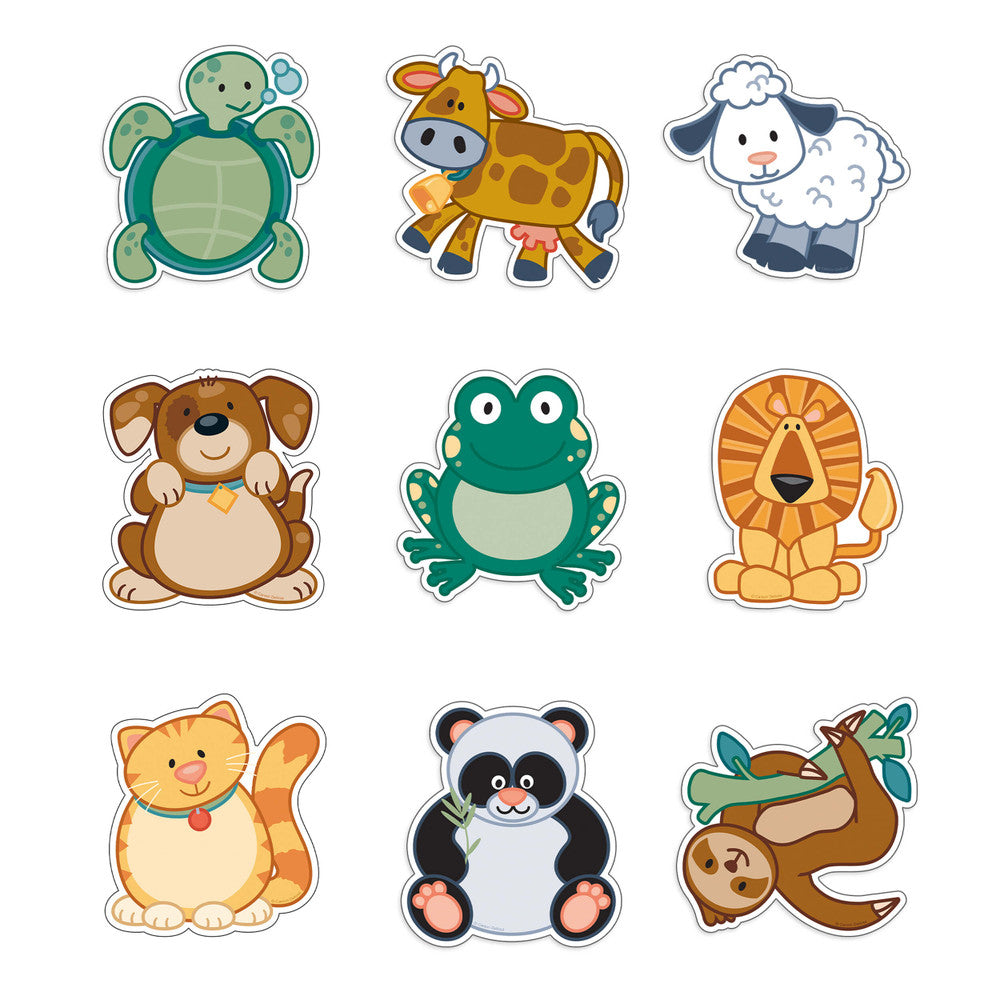 CUT OUT: LARGE ANIMALS  4.6"X5.2" - 150 PACK