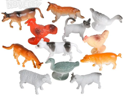 FARM ANIMALS 2.5" - 12 PACK