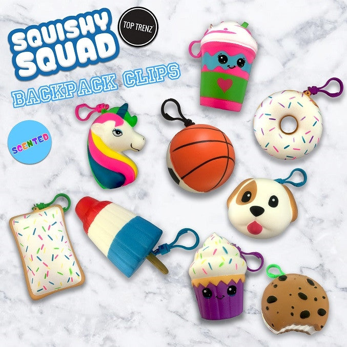 SQUISHY SQUAD BACKPACK CLIP