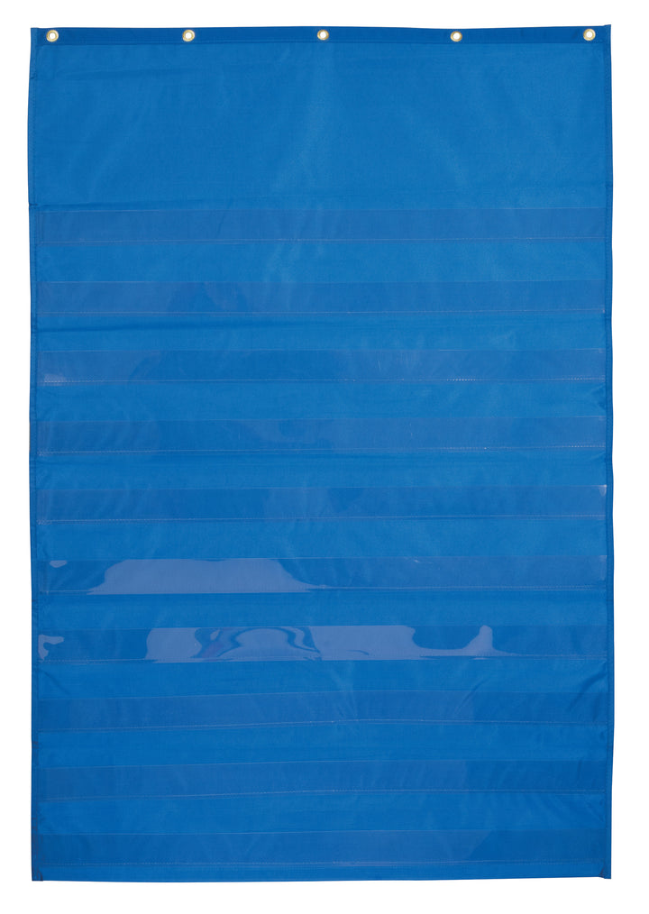 POCKET CHART: STANDARD, BLUE