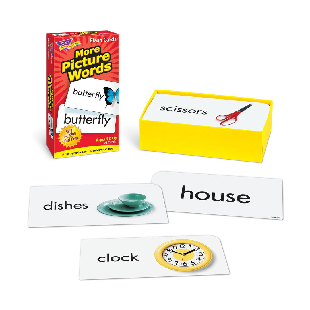FLASH CARDS: MORE PICTURE WORDS - 96 CARDS