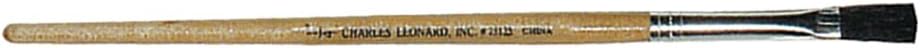 BRUSH -  FLAT EASEL SHORT HANDLE 1/4"