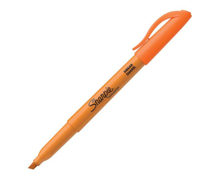 SHARPIE HIGHLIGHTER ORANGE  SMALL CHISEL