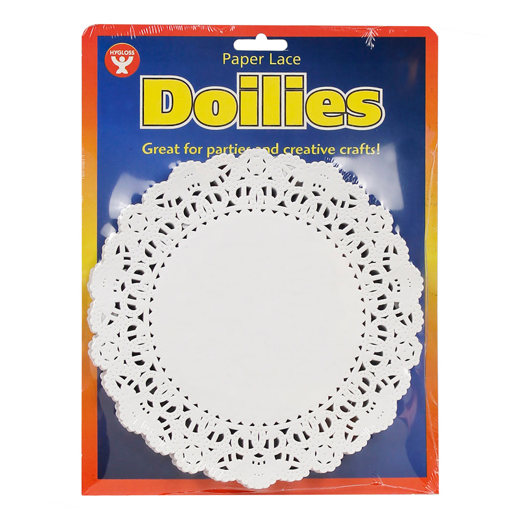 PAPER LACE DOILIES: 6" ROUND WHITE 100 PACK