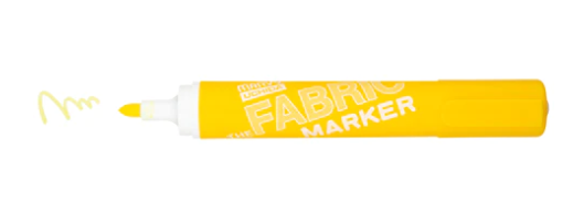 FABRIC MARKER - BROAD - GOLDEN ROD
