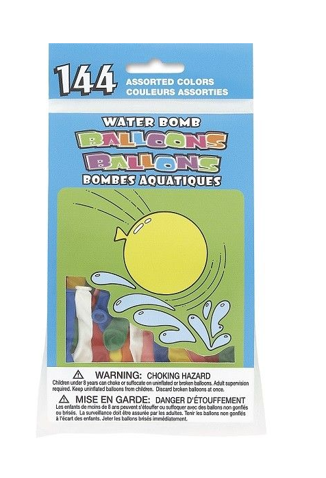 WATER BOMB BALLOONS   144 ct