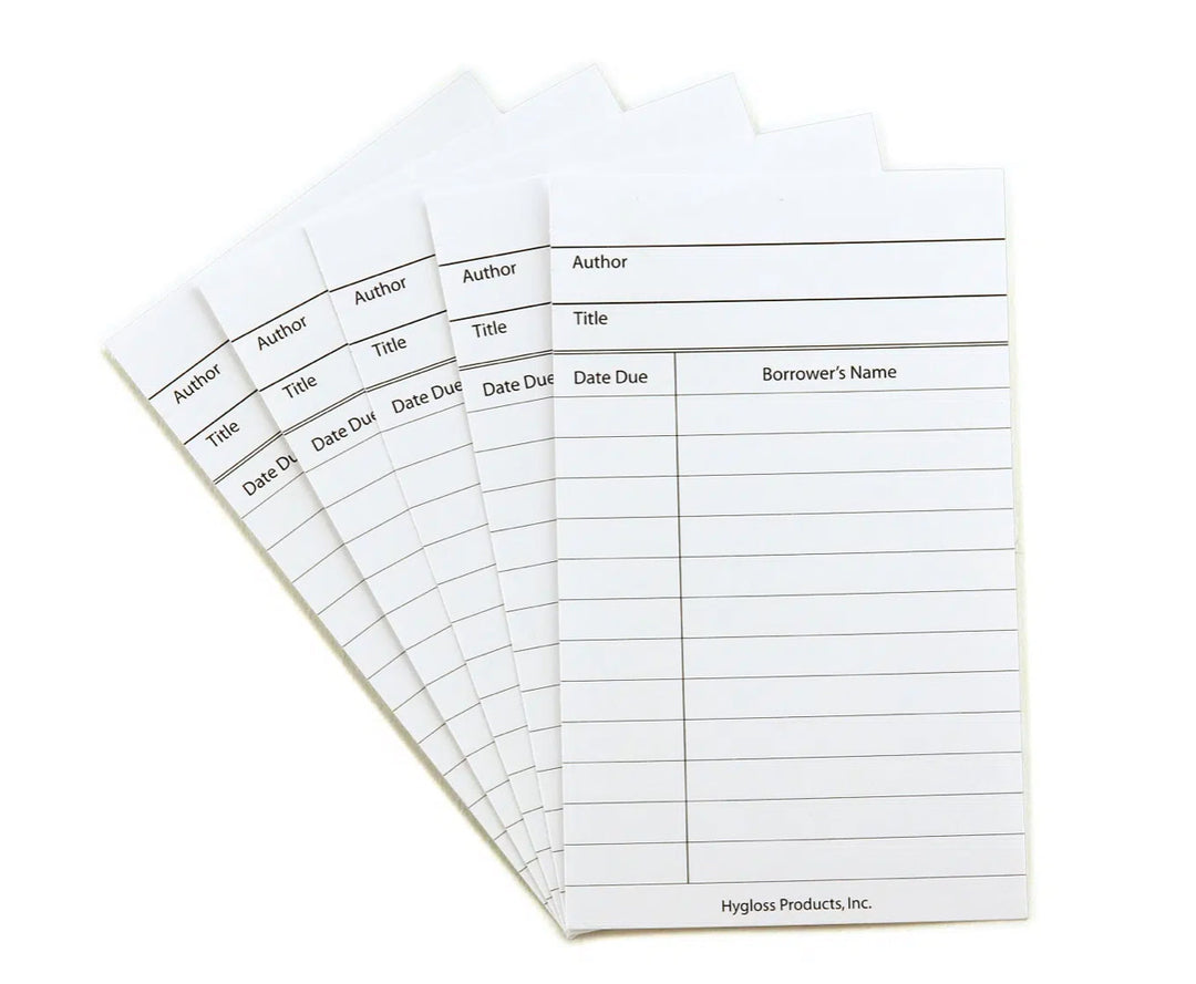 LIBRARY CARDS 1card