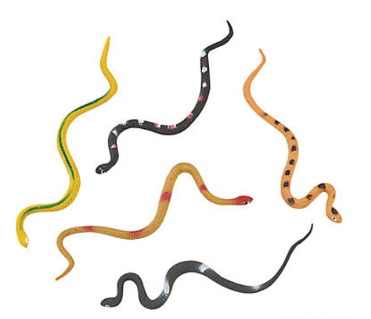 SNAKES: VINYL REALISTIC 6&