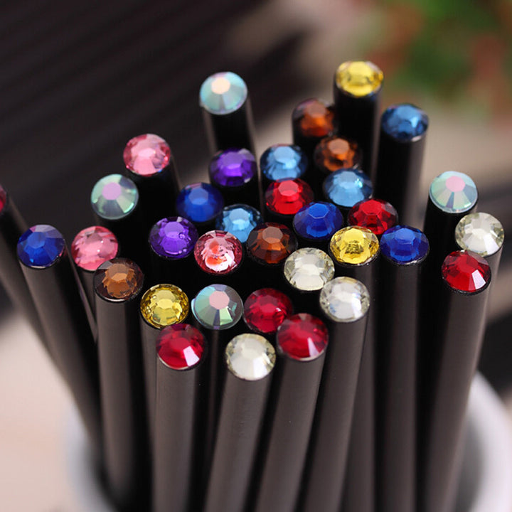 Pencils With a Crystal Gem Top - Container/96pcs