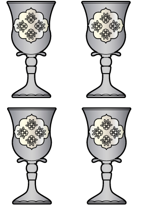 KOS CUT-OUTS 2"  - 20 SETS - 80 TOTAL