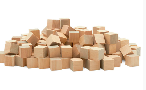 Wood Cube: 3/4"