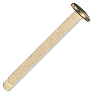 PAPER FASTENERS -  .75"  GOLD 100 PACK