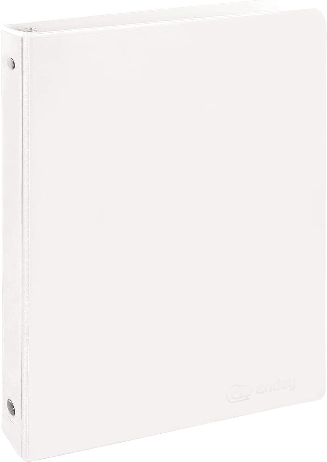 VIEW  BINDER: 1/2" O-RING WITH 2 POCKETS - WHITE