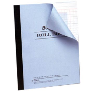 ROLL BOOK: LARGE ENGLISH 9.5"x7.5" 48 PAGES