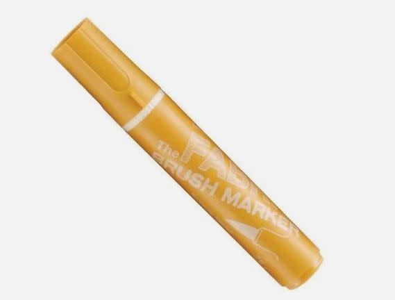 FABRIC MARKER - BROAD - GOLDEN ROD