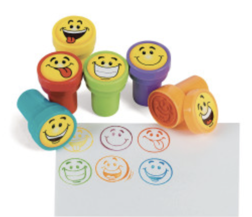 STAMP - SMILE   - PKG/6pcs