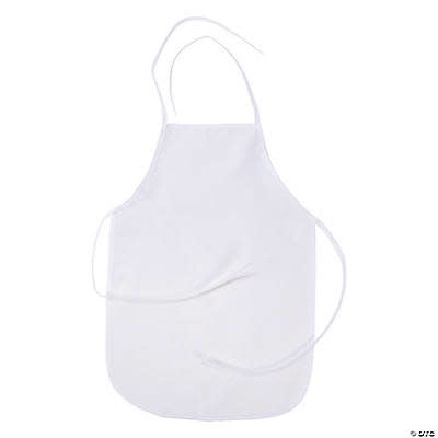 DIY CANVAS CHILDS APRONS 12 PCS 20x13