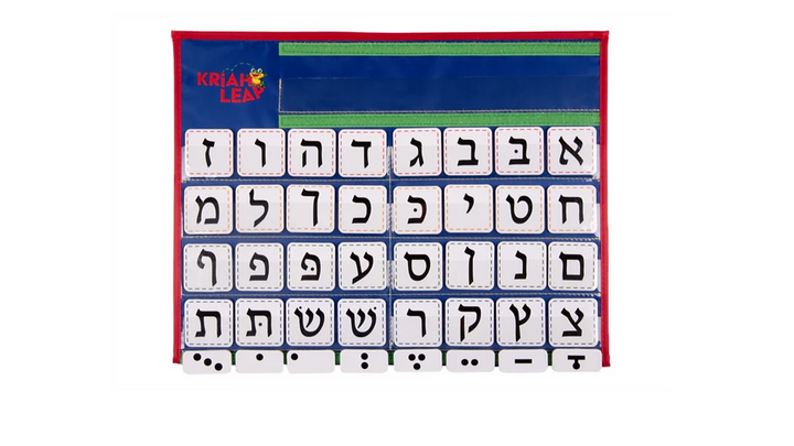 KRIAH LEAP: ALEF BEIS TABLE TOP CHART