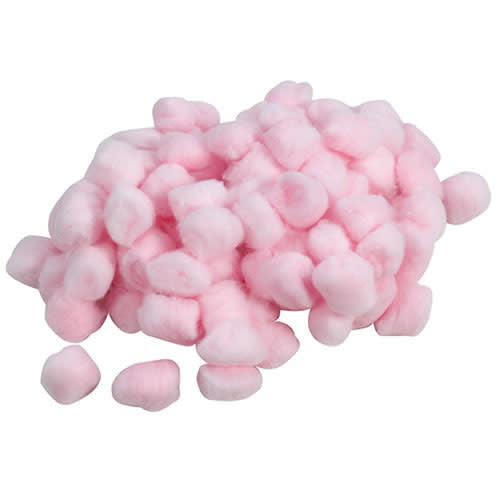 CRAFT FLUFFS: PINK  100 PACK