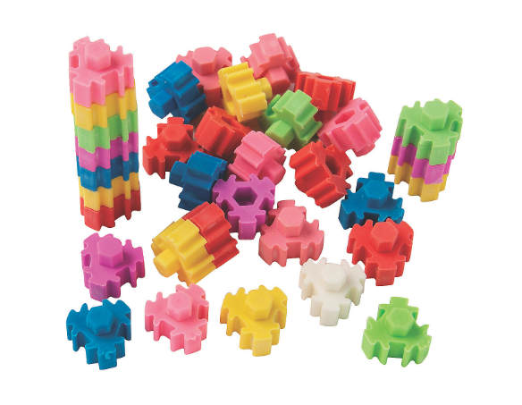 STACKING MINI ERASERS - 144 PACK