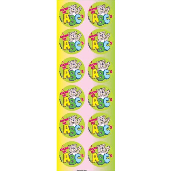 MOTIVATIONAL STICKER: I KNOW MY ABC&