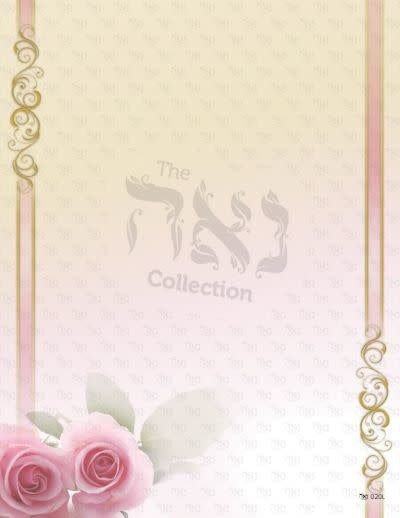 DESIGN PAPER: SOFT ROSE  8.5X 5.5  20 SHEETS
