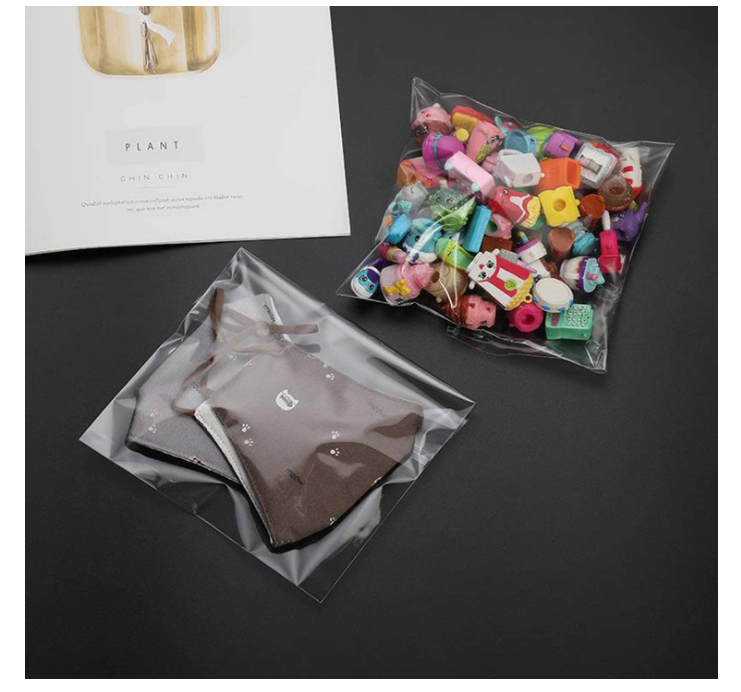 SELF SEALING FLAT CELLOPHANE BAG 5"x7"  200 PACK