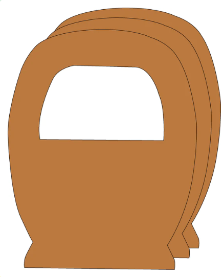 SUPER CUT OUT:  BASKET  8"x10" 15pc
