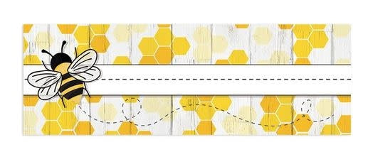 NAME PLATE: THE HIVE  9-5/8" x 3-1/4" 36 PACK