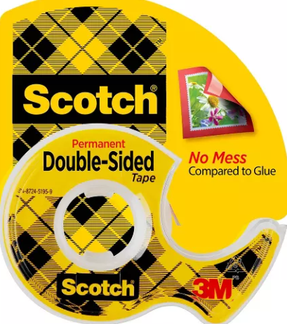 SCOTCH TAPE Double Sided  .75"x 300"