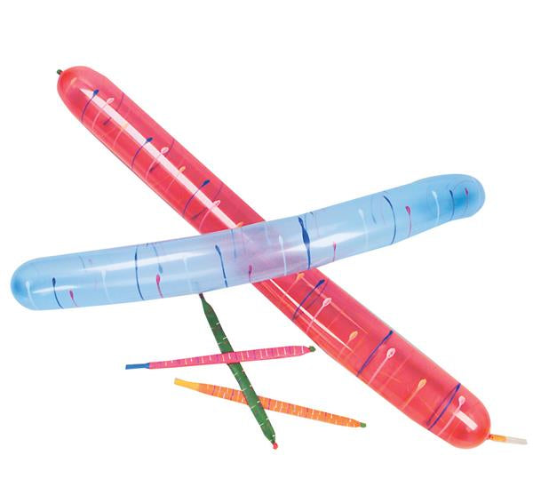 BALLOON: 15" ROCKET BALLOON 12 PACK