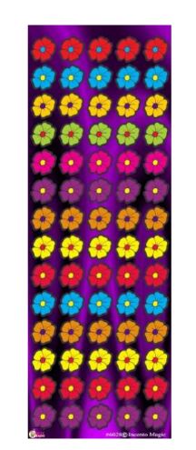 STICKERS - DIE-CUT FLOWERS - 70 STICKERS - 6 SHEETS