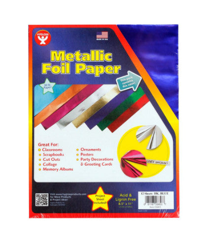 Metallic Paper 8.5"x11" 12 Pack
