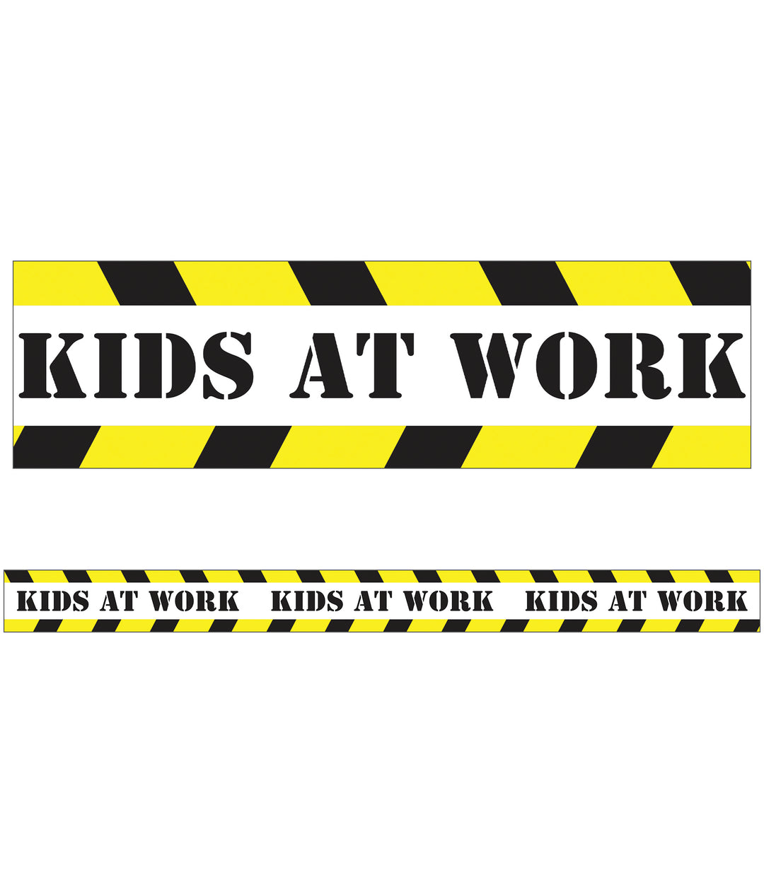 STRAIGHT BORDERS KIDS AT WORK 3"X36&