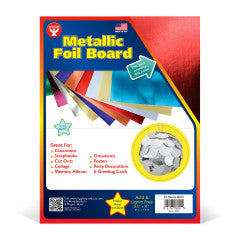 Metallic Foil Board 8.5"x11" 25 Pack