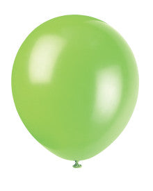 BALLOONS: 9" LIME GREEN 20 PACK