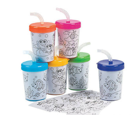 COLOR YOUR OWN SIPPER CUP