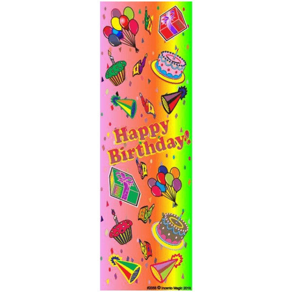STICKERS: HAPPY BIRTHDAY - 6 SHEETS