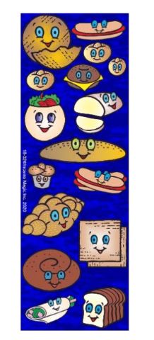 STICKERS: HAMOTZI - CHOMETZ - 6 SHEETS