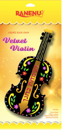 VELVET VIOLIN CRAFT 6"x15"
