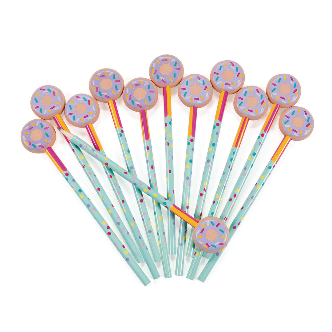 DONUT PENCIL WITH ERASER TOPPER