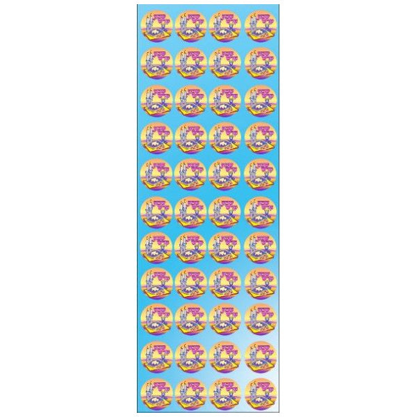STICKERS: JUMBO DOTS, SHABBOS KODESH - 6 SHEETS