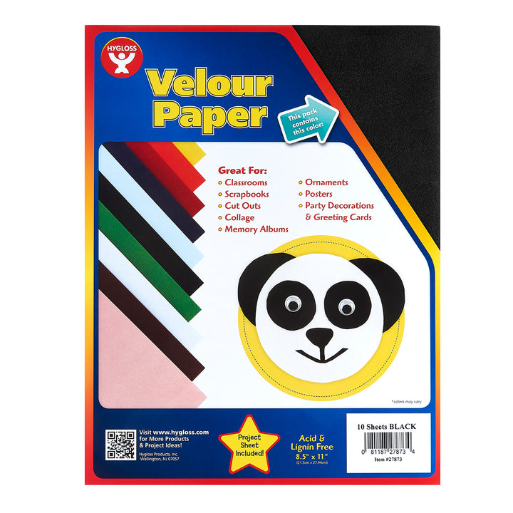 Velour Paper 8.5"x11"