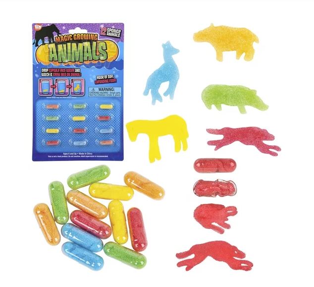MAGIC GROWING ANIMAL CAPSULES (12capsules/pkg)