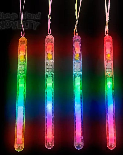 8" Pattern Blink Police Wand 12 Pack