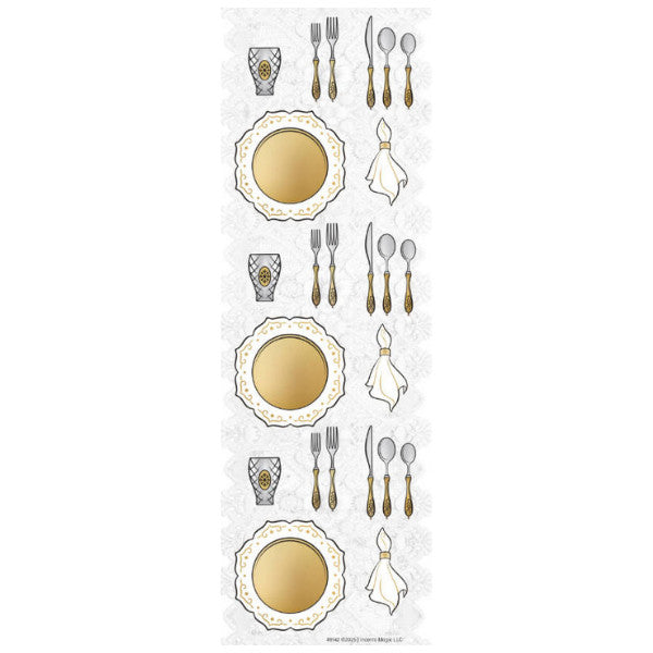 STICKERS TABLE SETTING 3 PER SHEET 6 SHEETS