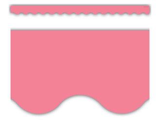 Solid Color Scalloped Border 2.25"x35&